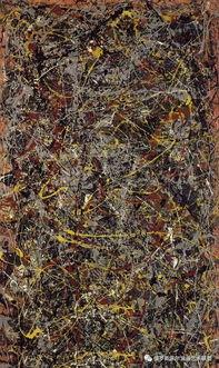 波洛克作画视频,流动的抽象与自由的灵魂